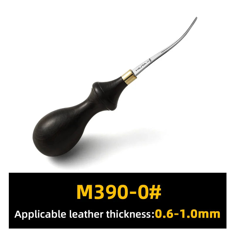 WUTA Leather Edge Beveler PRO Skiving Craft Work Tools M390 Die Steel Ebony Handle Cutter Edger Creaser Skiver available 6Size