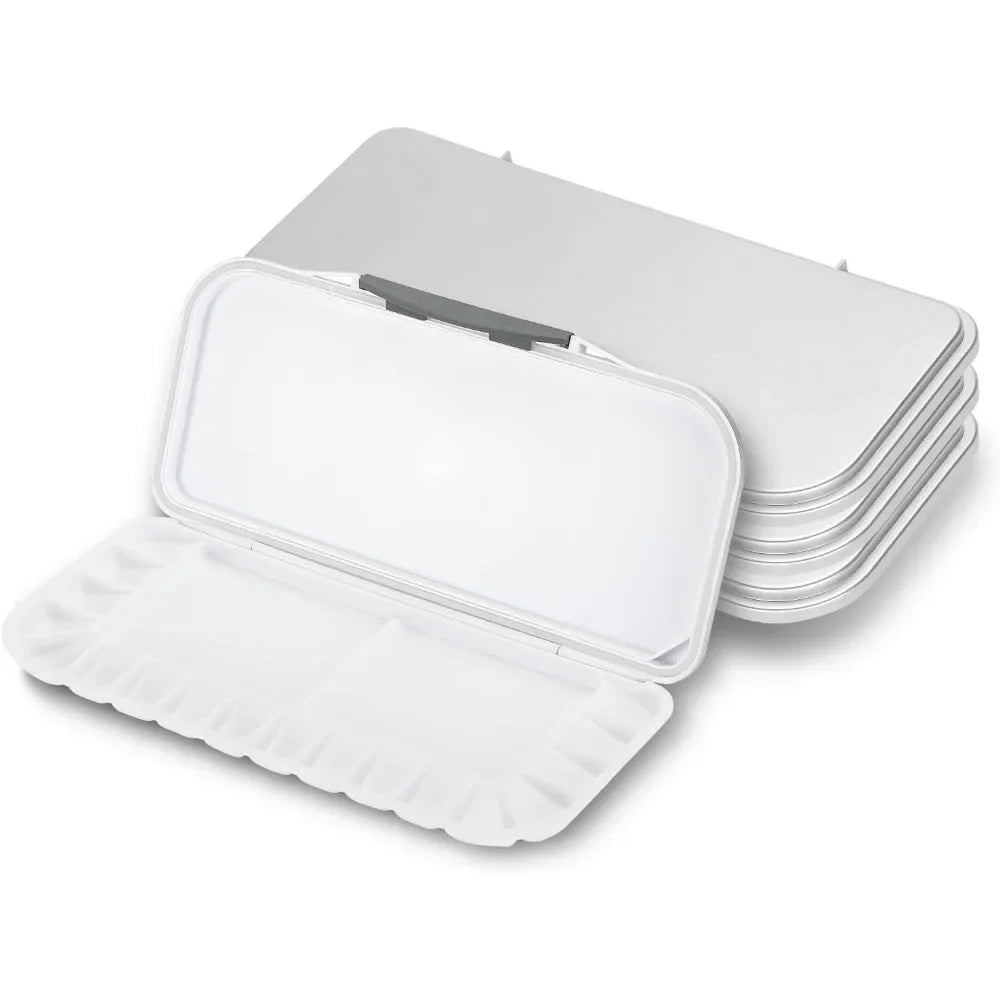 Airtight watercolor palette with lid, 1 pack, 18 Wells and 2 mixing areas, watercolor palette, paint tray with lid