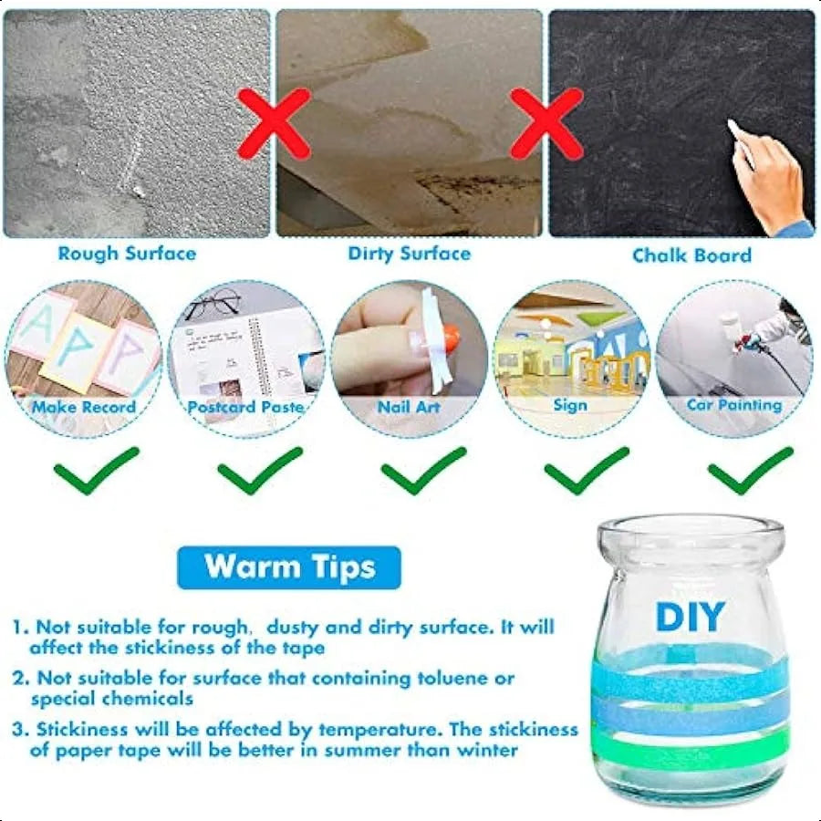 15 Rolls 1 8 Whiteboard Thin Tape Pinstripe Art Tape Dry Erase Board Grid Tape Lines Pinstriping Electrical Marking Tape Assort