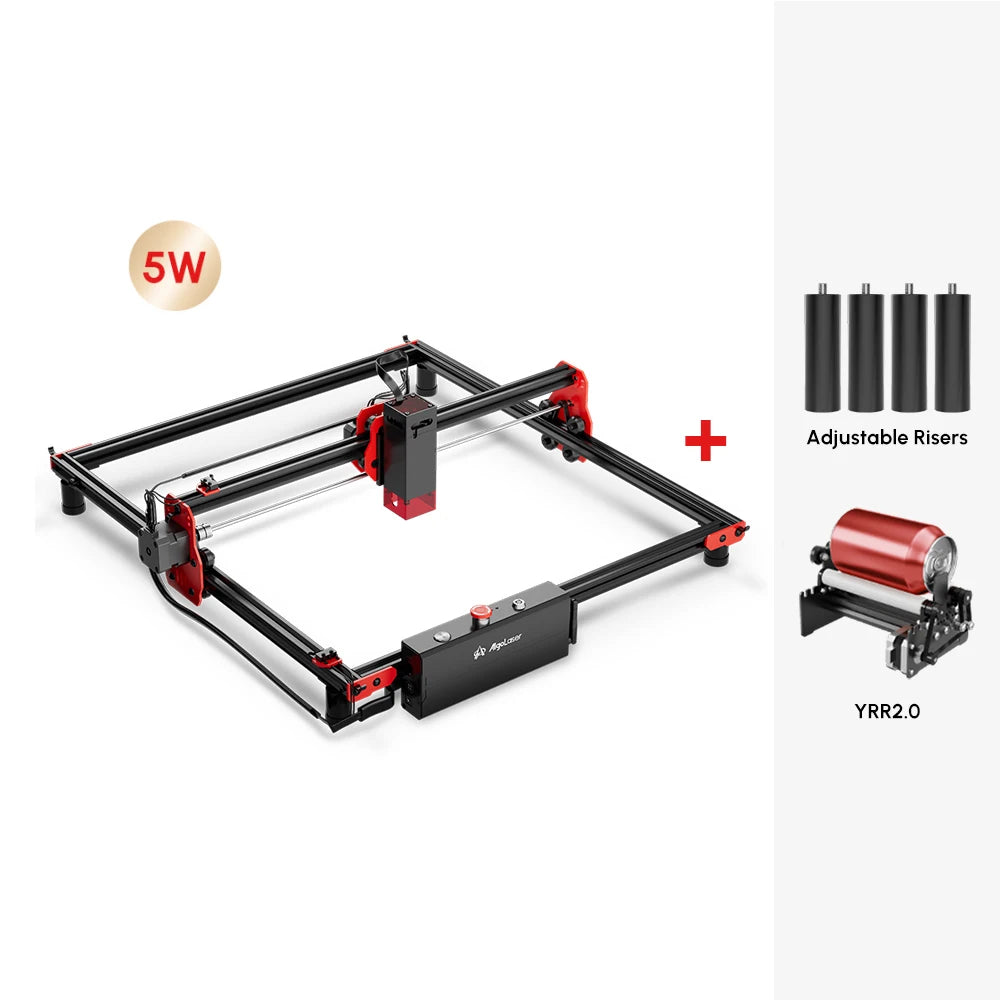 NEW Algo Laser High Power Mini Laser Engraver 40x40CM Carving Area DIY Laser Engraver Metal Cutting CNC Laser with App Control