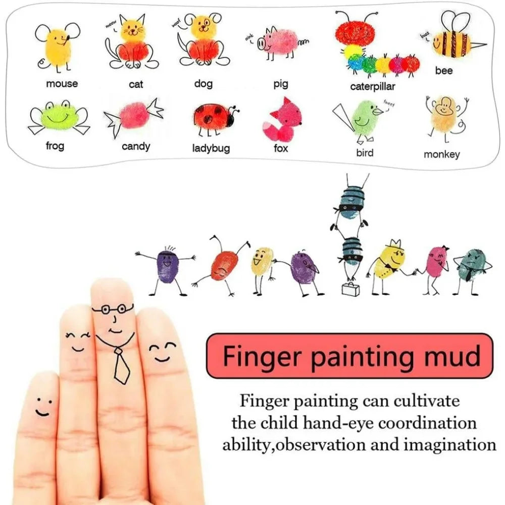 20 color ink stamp pad, washable craft stamp pad color rubber stamp