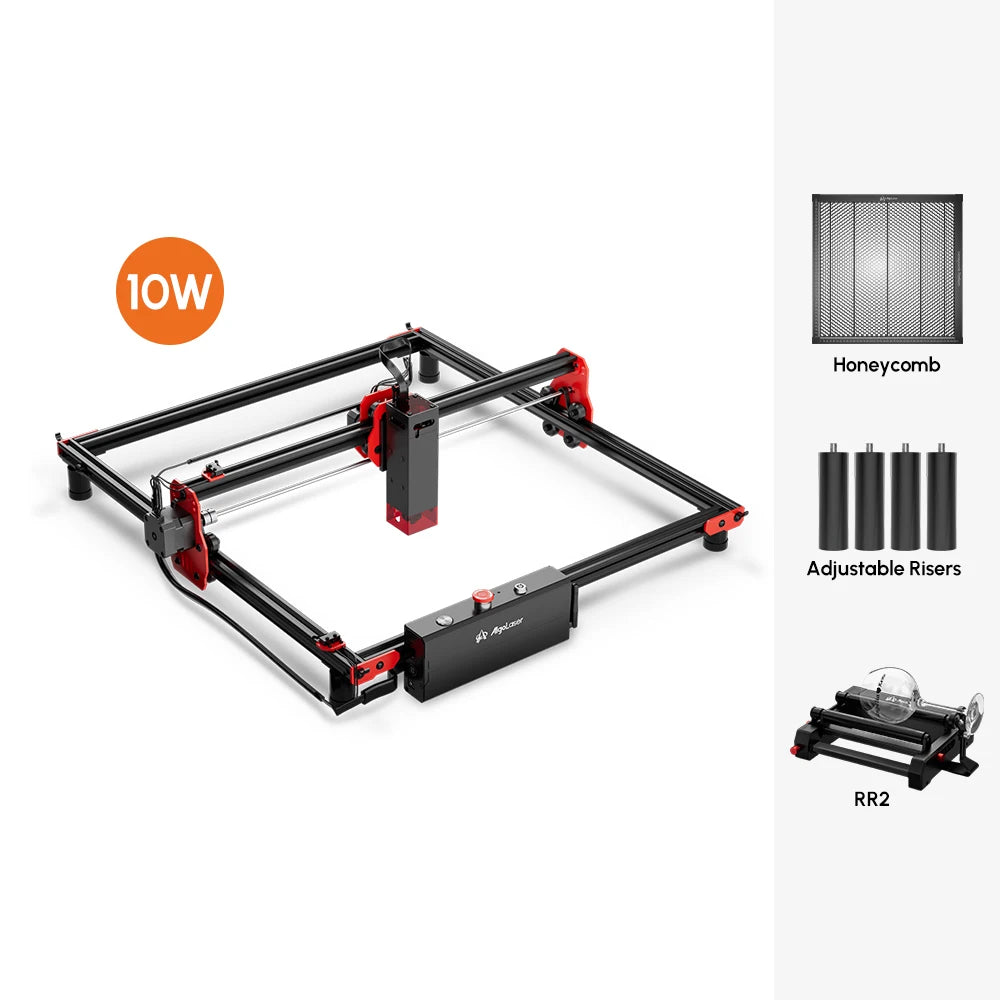 NEW Algo Laser High Power Mini Laser Engraver 40x40CM Carving Area DIY Laser Engraver Metal Cutting CNC Laser with App Control
