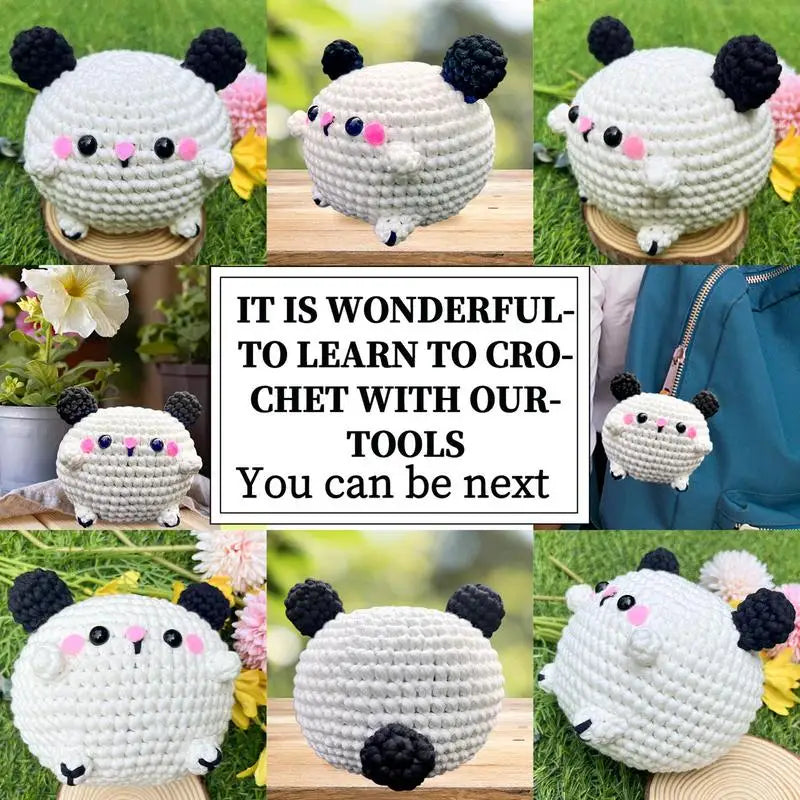 Crochet Kit For Beginners Beginners Crochet Kit With Yarn Knitting Kit Small Craft Keychain Pendant Puppy Doll Knitting Set For
