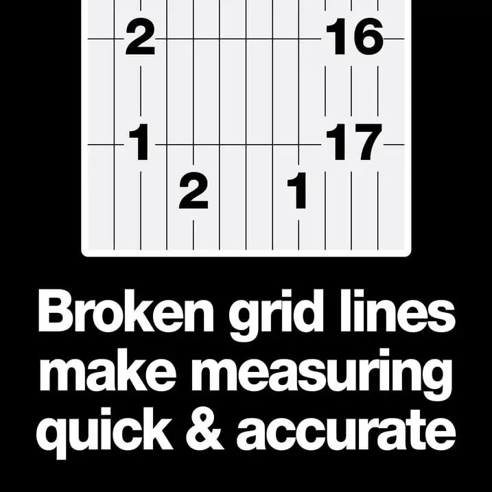 Fiskars® Acrylic Ruler 6" x 24" - Sewing and Quilting Ruler with Gridlines, Craft Supplies, Single Piece