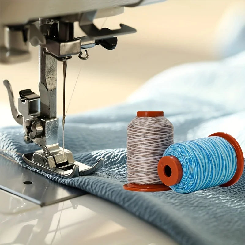 Rainbow Variegated Polyester Sewing Machine Thread Multi-Purpose 5000Y , Sewing and Embroidery 24