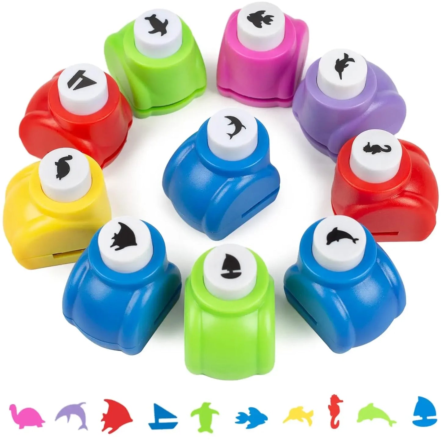 Craft Hole Punching , a 10-shape Shape Kit punching machine suitable for school crafts, fun projects