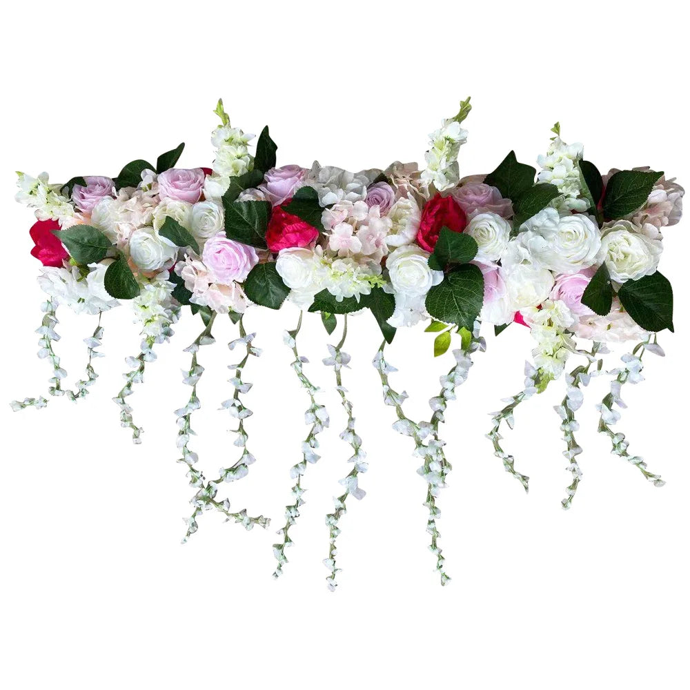 Artificial Silk 3D Flowers, Includes Rose, Peony, Green Ball, Bean Vine
