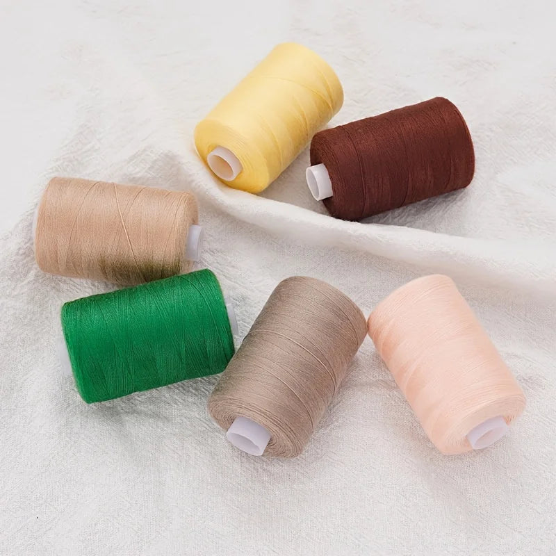 Sewing Thread 36 Polyester Thread for Sewing Machine, Hand Stitching, Quilting Set of 1000 yds Per Spool All Purpose