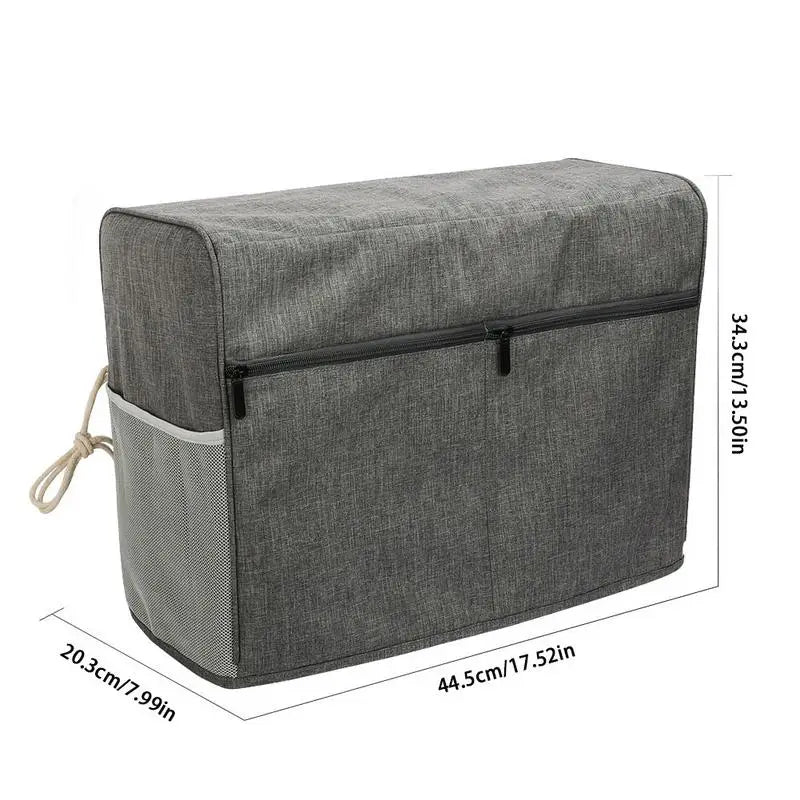Dust Cover For Sewing Machine Waterproof Durable Cloth Protective Cover With Pockets Sewing Accessories Storage Bag