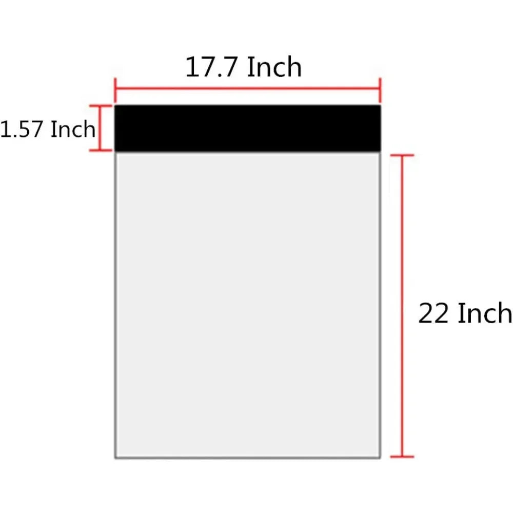 17.7 X 22 Inches Poly Mailers,Large Self-Sealing Shipping Envelopes Water Resistant Plastic Mailing Bags 10 Pcs