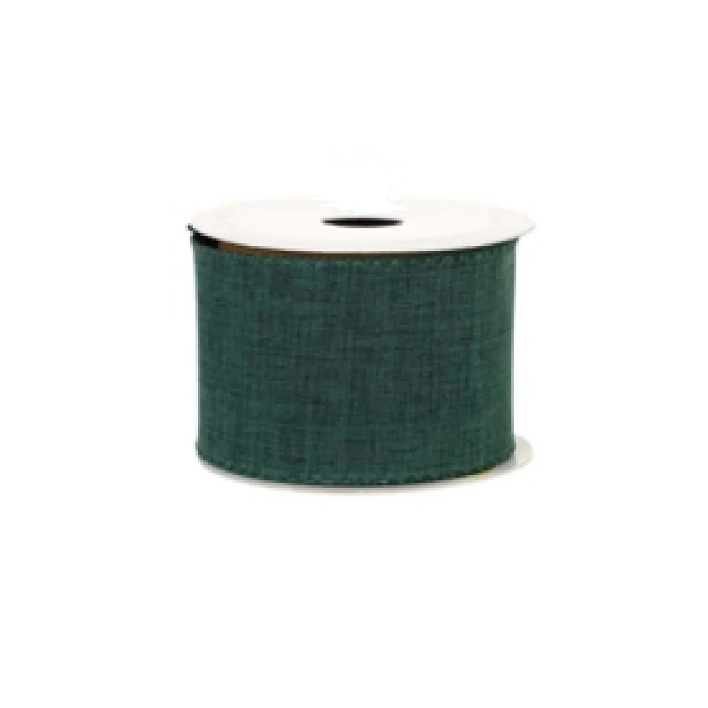 Solid Green Wired Edge Craft Christmas Ribbon 2.5 X 10 Yards - 2.5