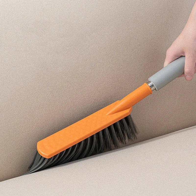 Dust removal sofa carpet brush long handle bed sweeping soft bristled brush broom Solid brass Leather craft