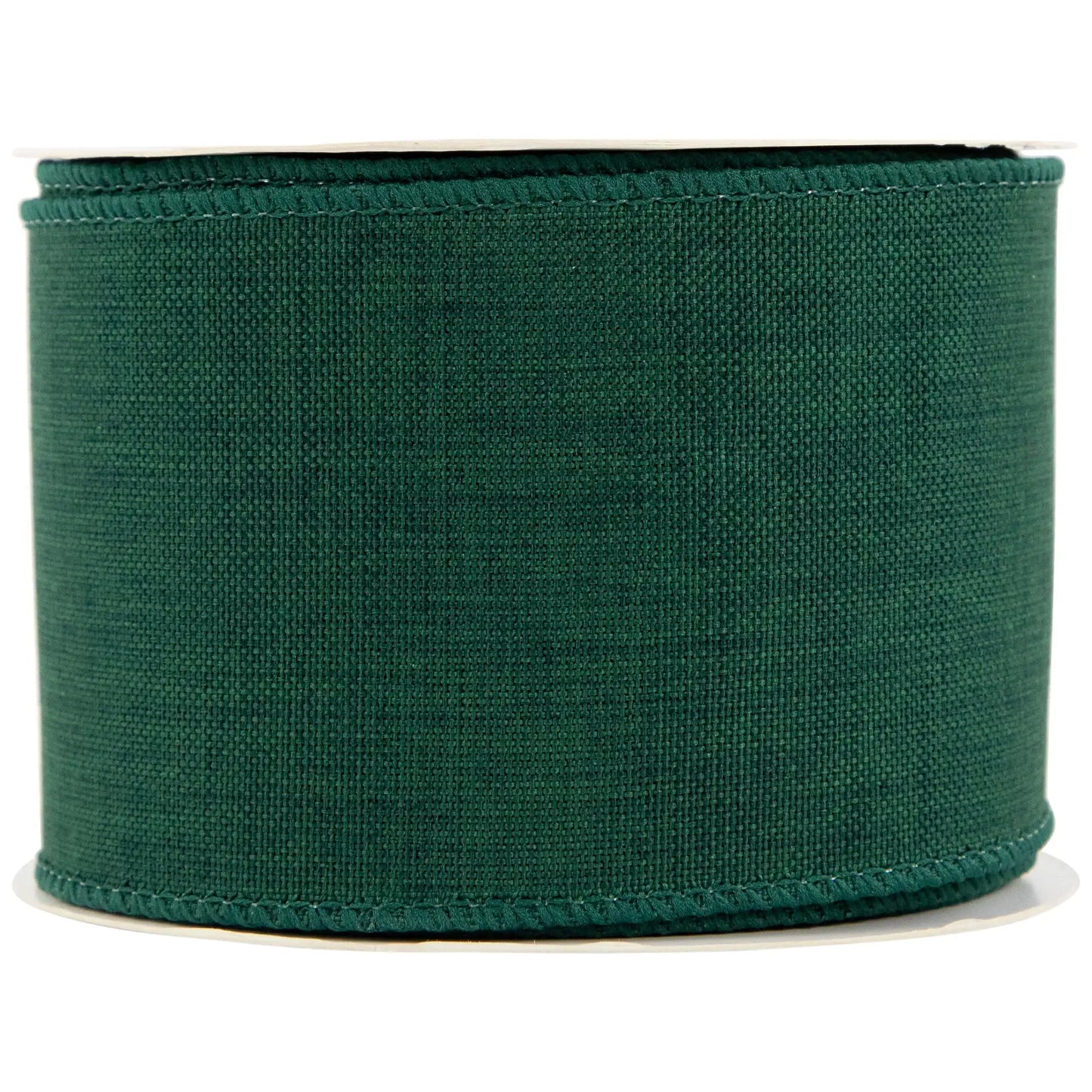 Solid Green Wired Edge Craft Christmas Ribbon 2.5 X 10 Yards - 2.5