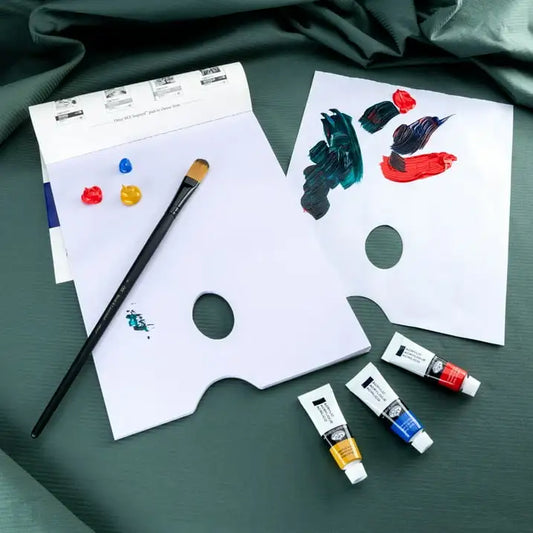 (3 pack) Bee Paper - 9"x 12" Artist Color Mixing Disposable Palette Paper, 40 Sheets, 41 lb. 67 GSM