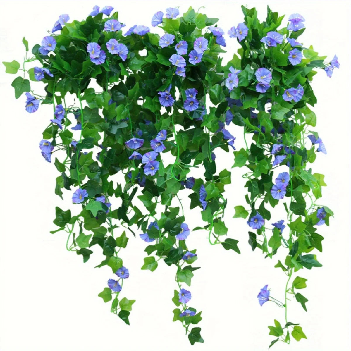 2 件 Artificial Hanging Flowers Morning Glories