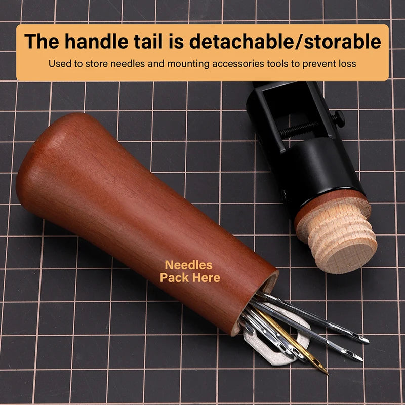 WUTA Leather Sewing Awl Thread Kit Hand Speedy Stitcher DIY Craft Working Tools Set Shoemaker Canvas Repair