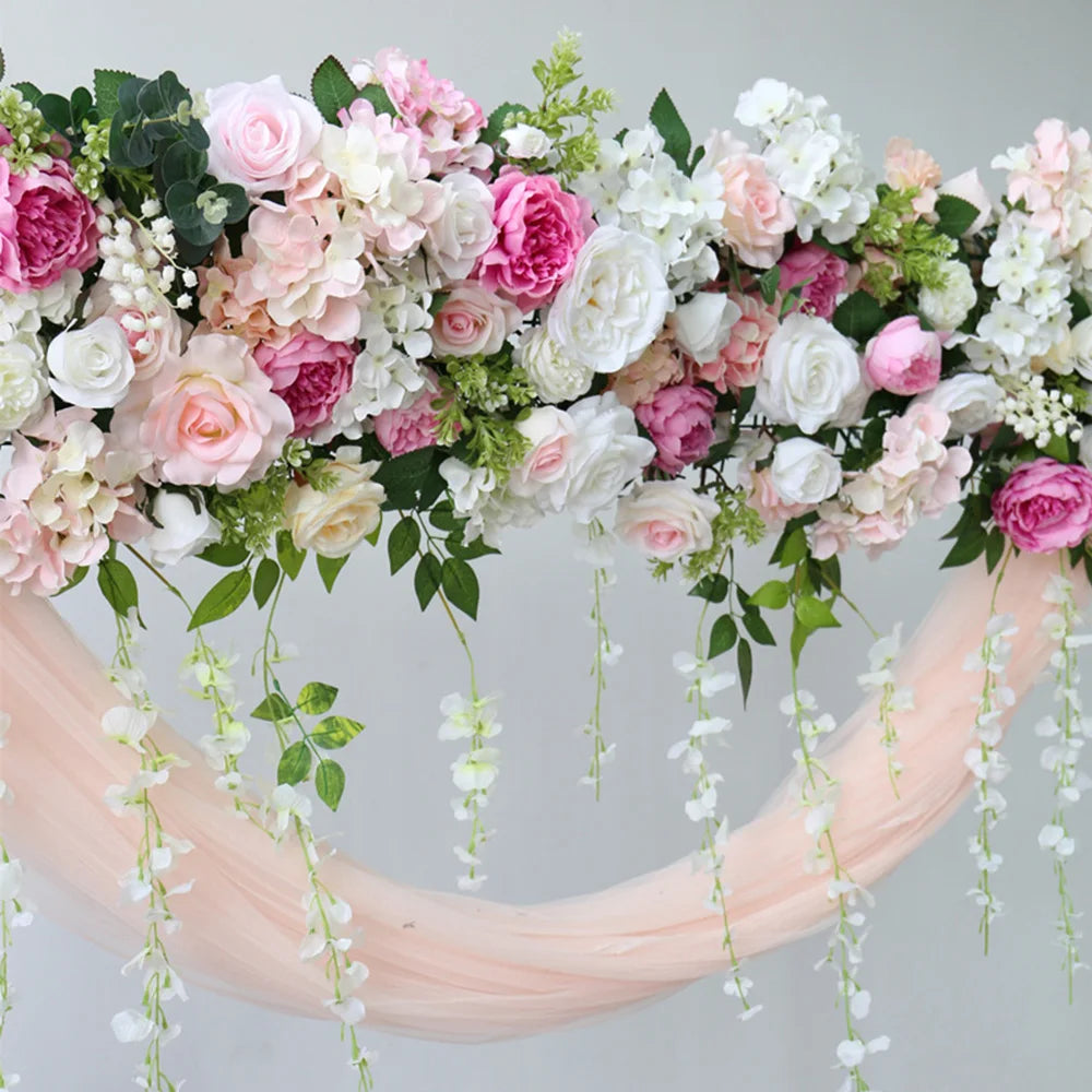 Artificial Silk 3D Flowers, Includes Rose, Peony, Green Ball, Bean Vine