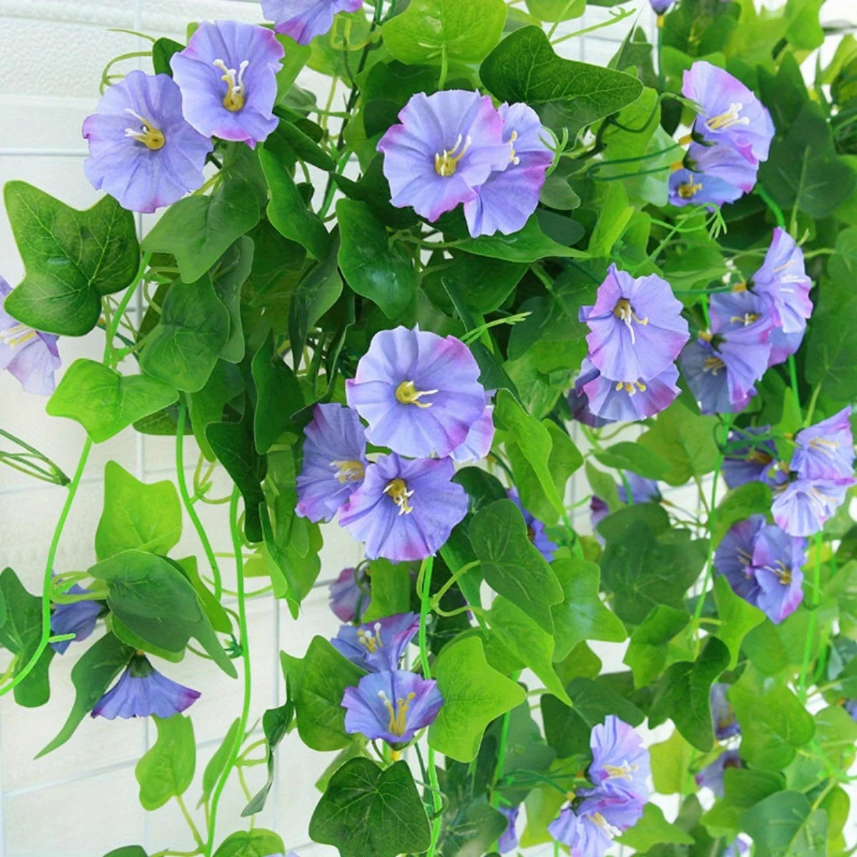 2 件 Artificial Hanging Flowers Morning Glories