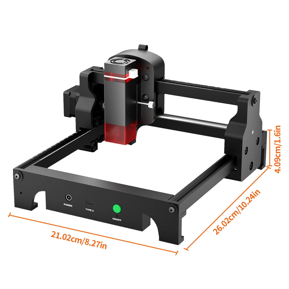 3W Laser Engraver Machine for DIY Wood Multi-Material ACMER S1 Portable Engraving Machine High Precision Engrave/Cut Wood