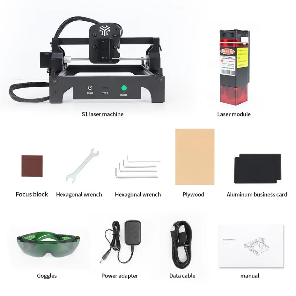 ACMER 4.5W Mini Portable Laser Engraver Logo DIY Laser Engraving Machine CNC Laser Cutter Pre-assembled For Wood tag CNC Machine