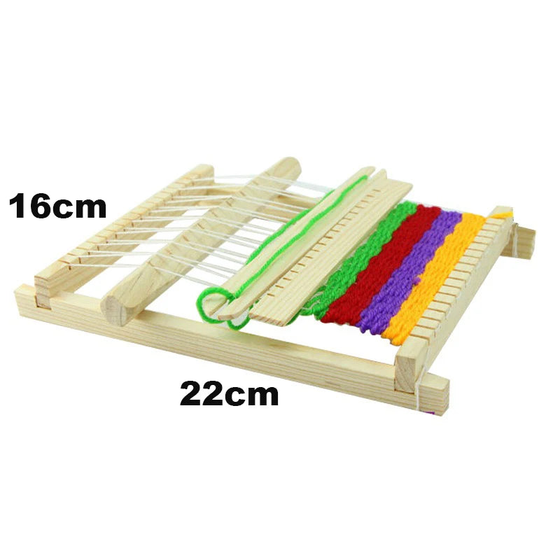 Large Weaving Loom Kit for Beginners With Stand Tapestry Handmade Woven Wall Art Loom Weave Frame Loom Weaving Knitting Tools