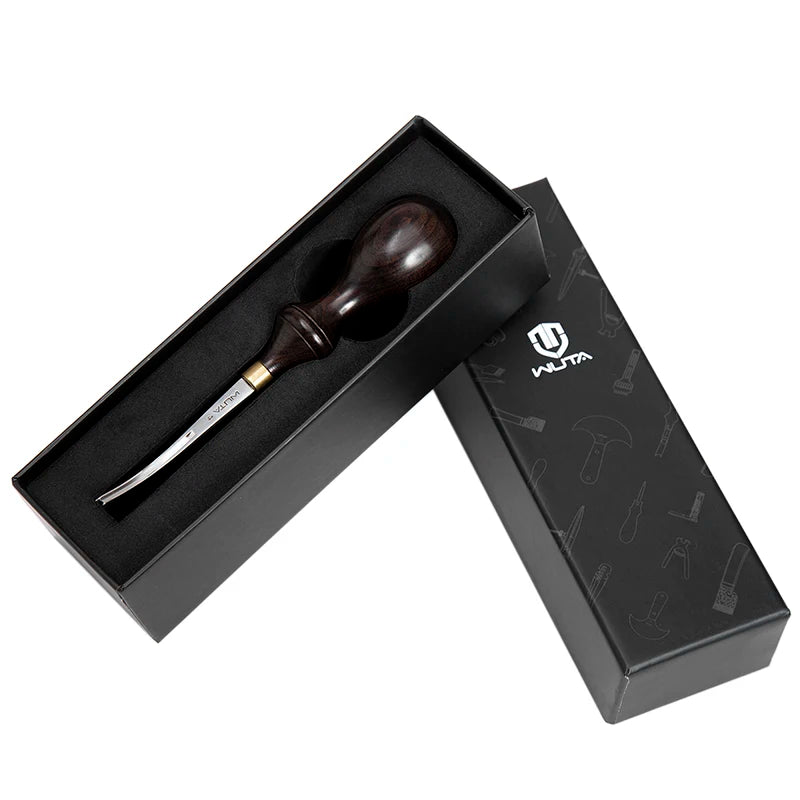 WUTA Leather Edge Beveler PRO Skiving Craft Work Tools M390 Die Steel Ebony Handle Cutter Edger Creaser Skiver available 6Size
