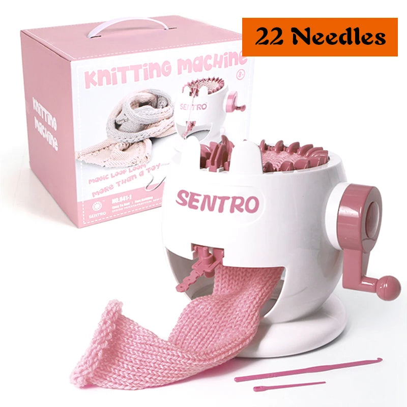 Manual Automatic Knitting Machine DIY Wool Crochet Scarf Sweater Adult Children Hats Socks Artifact Knitting Tools 22/40/48 Need