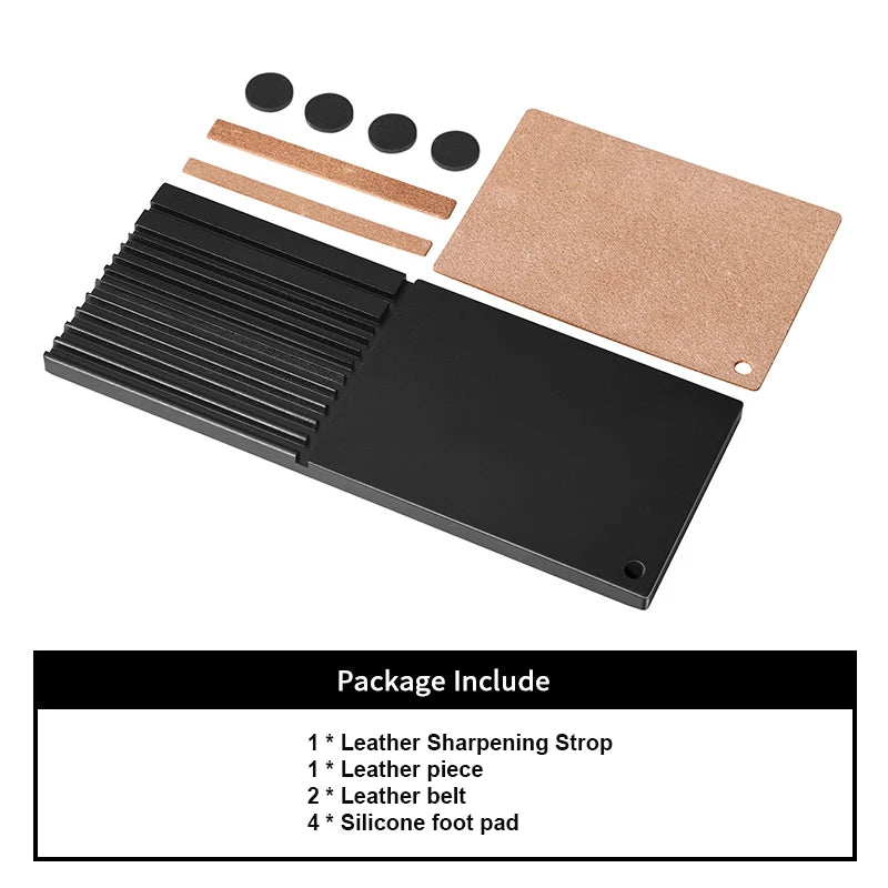 WUTA Multifunctional Leather Edge Beveler Sharpener Sharpening Strop Tool Polish Grind Knife Wide Shovel Cutting Edge Skiving