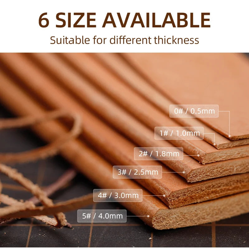 WUTA Leather Edge Beveler PRO Skiving Craft Work Tools M390 Die Steel Ebony Handle Cutter Edger Creaser Skiver available 6Size