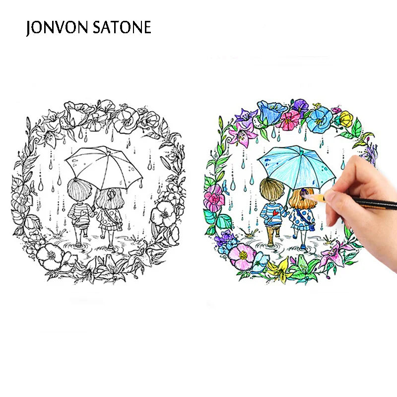 48 Colors Sketch Pen Marker Painting Drawing Stationery Color Brush Pen Kawaii Art Markers Stationery Crafts Brush Pens Set Gift