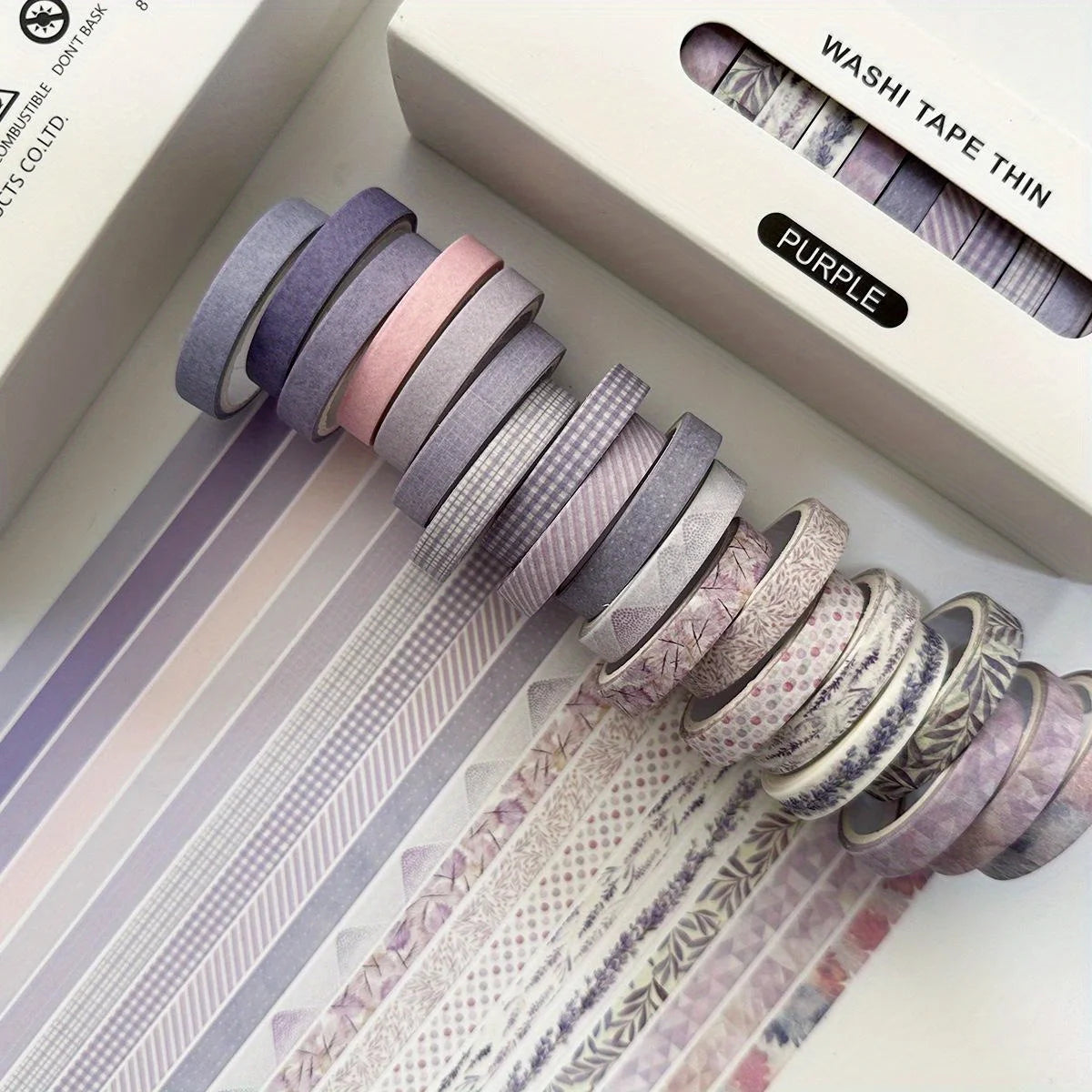 80 Rolls Washi Tape Set, 4 Vintage Styles Paper Tape