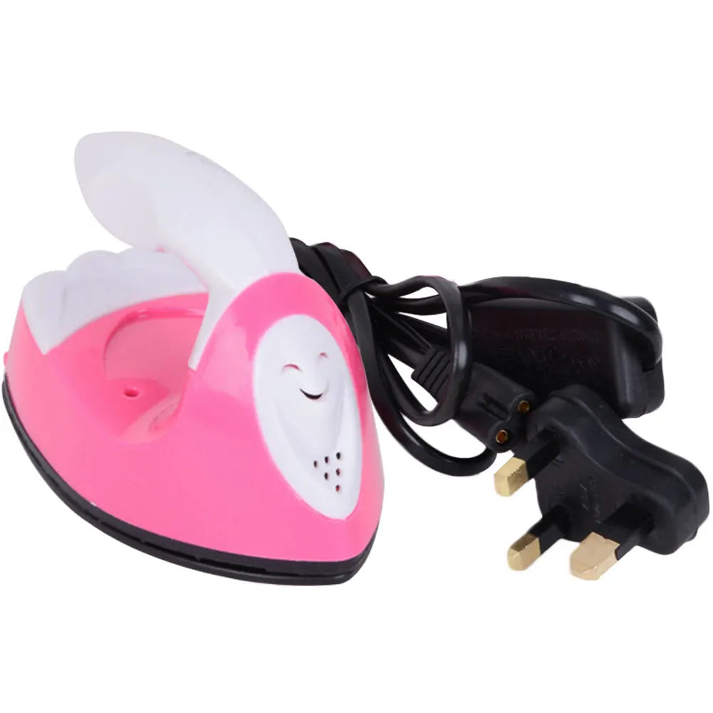 DIY Small Heat Press Iron Portable Electric Mini Heat Press Machine Versatile Rapid Heating-Up Craft Clothes Sewing Supplies