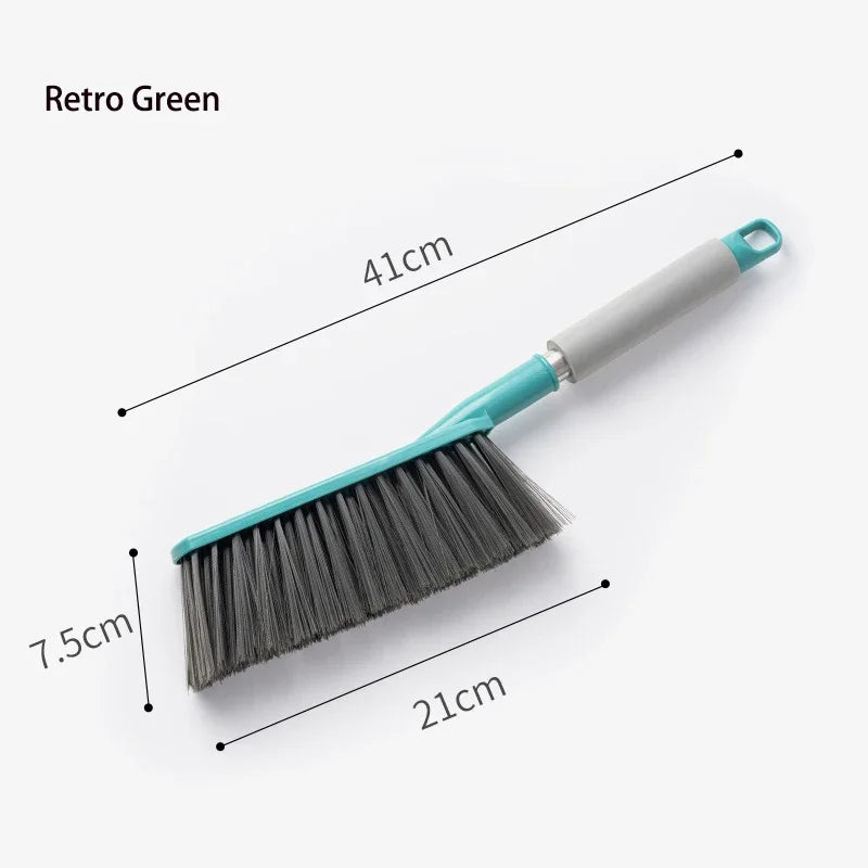 Dust removal sofa carpet brush long handle bed sweeping soft bristled brush broom Solid brass Leather craft