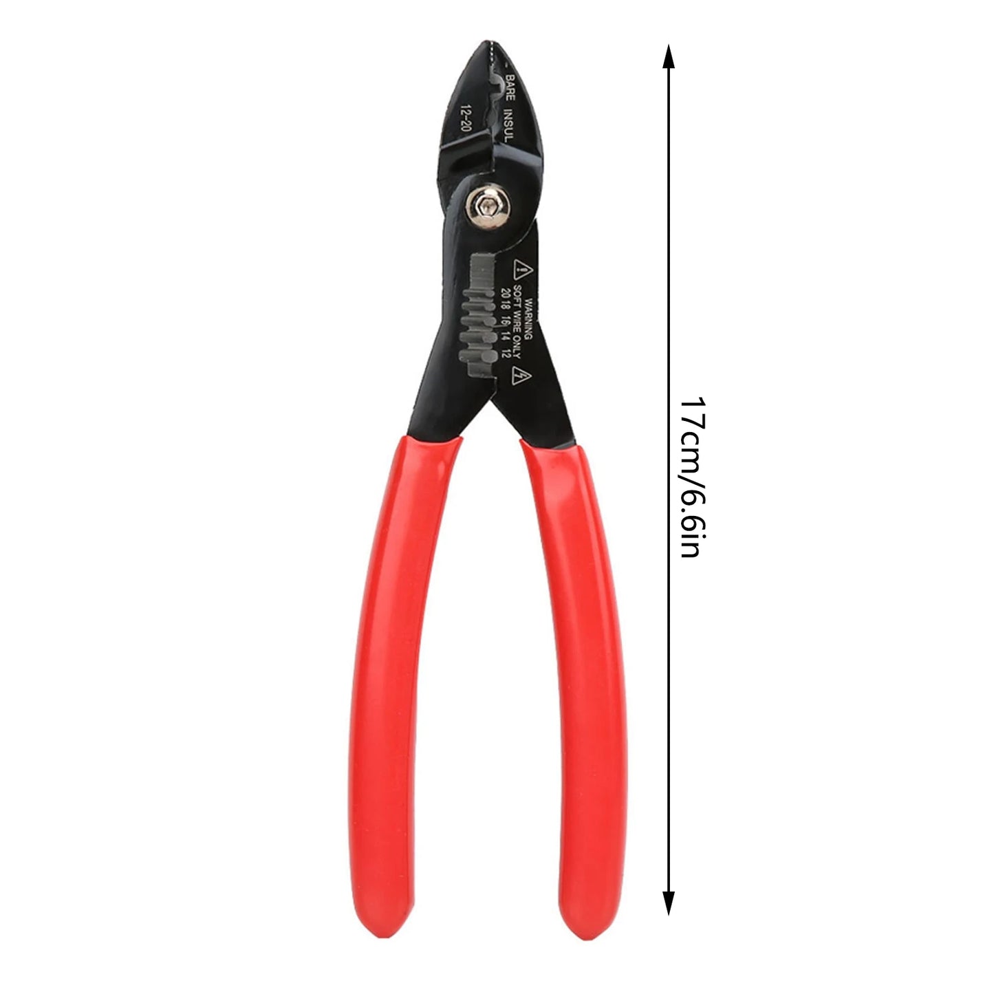 Electrical Tool 7inch Professional Electrical Cable Stripping Crimping Tool Wire Stripper for Terminals Hand Stripper Hand Tool