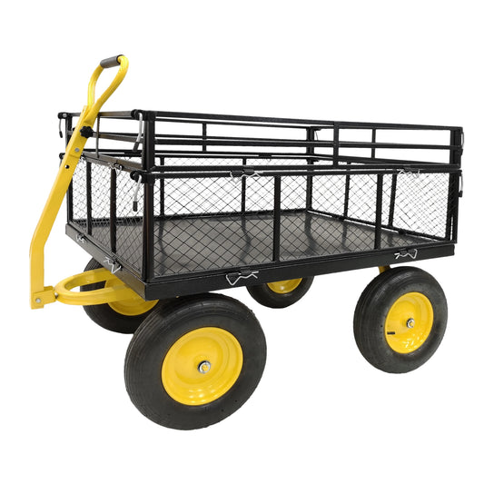 LZBEITEM Steel Garden Cart