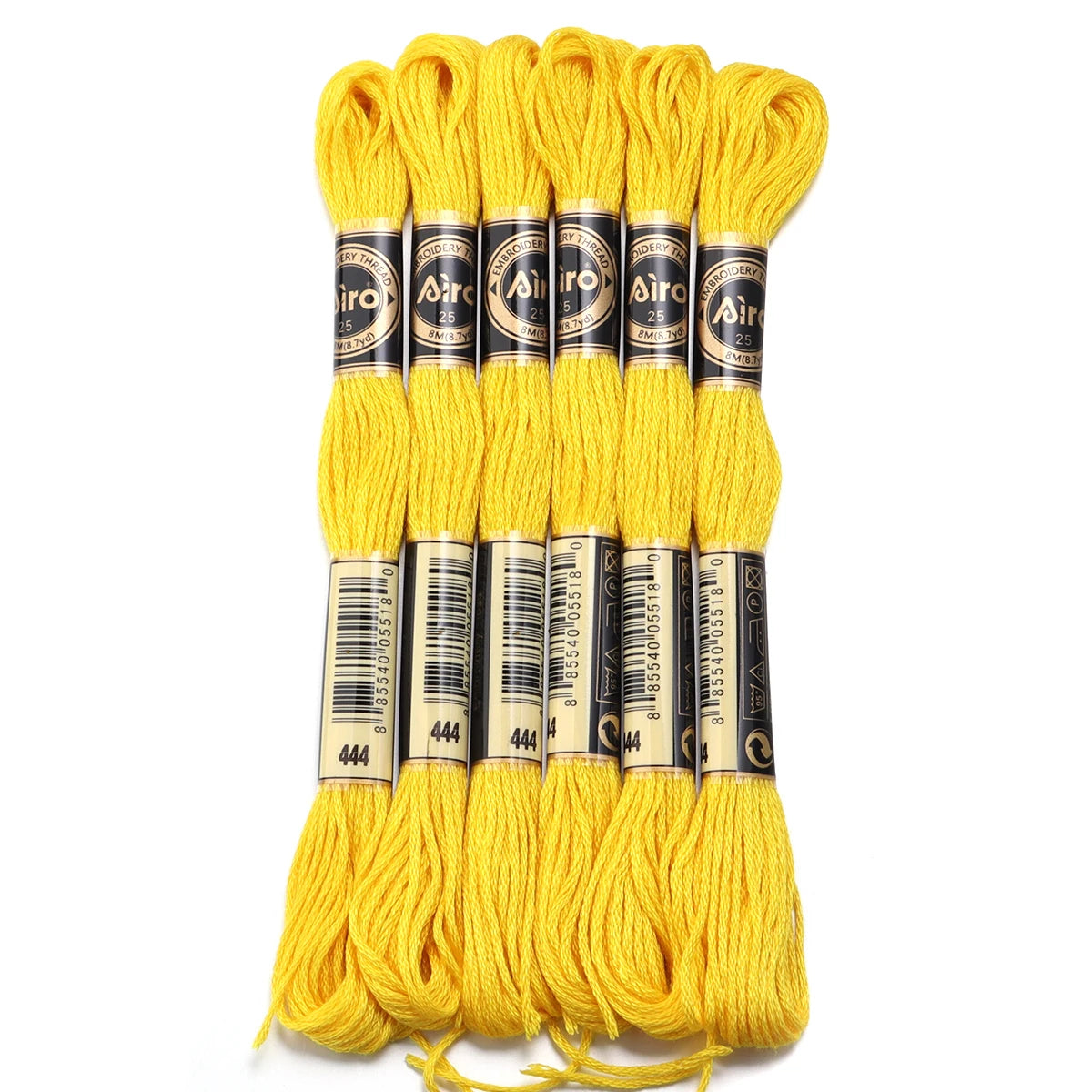 6Pcs/Lot 8m Polyester Cross Stitch Thread Colorful Embroidery Thread String Strap For DIY Sewing Crafts Clothing Accessorie 2030