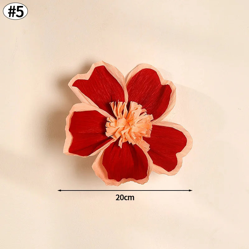 Chinese New Year 2026 Decoration Wall Hanging Decor Paper Folding Fan Sticker Wedding Party Decoration Spring Festival Supplies