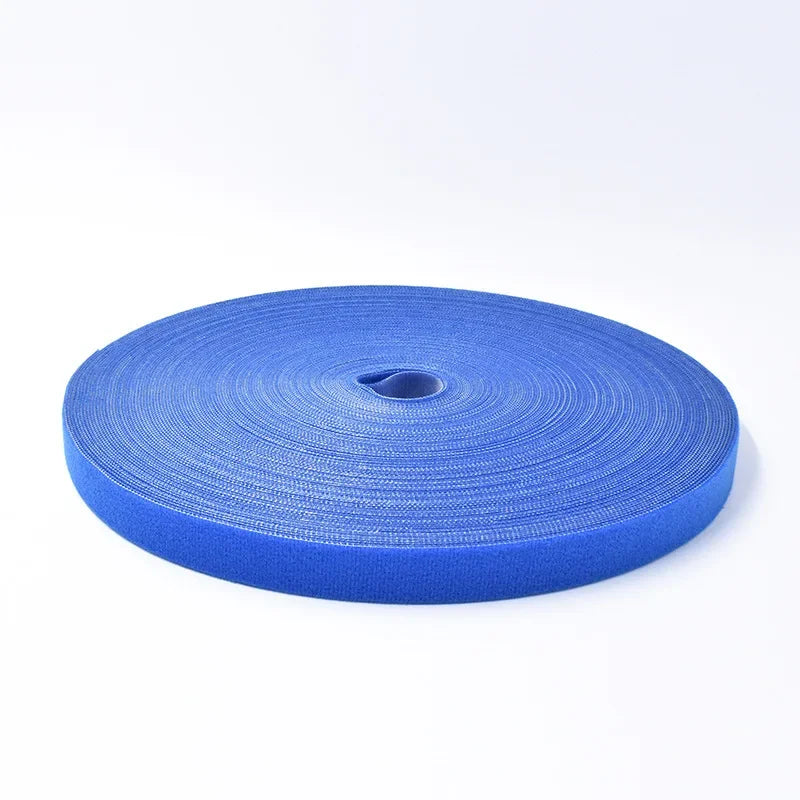 50Meter/Roll Jumbo Vel cro Adhesive Fastener Tape Wrap DIY Reusable Double Side Hook and Loop Cable Tie Wires Management Straps