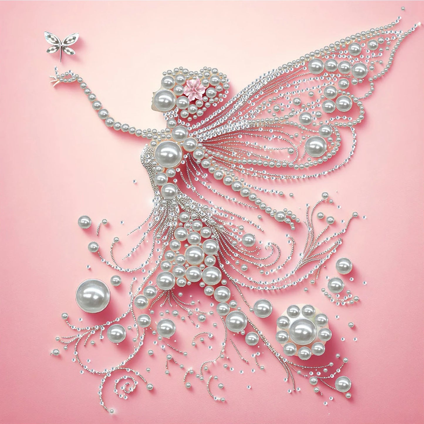 Elegant Lady Full 5D DIY Pearl Diamond Art Kits for Adults/Beginners Gift Idea Home Decor Gem Art Diamond Painting Kits 30*30cm