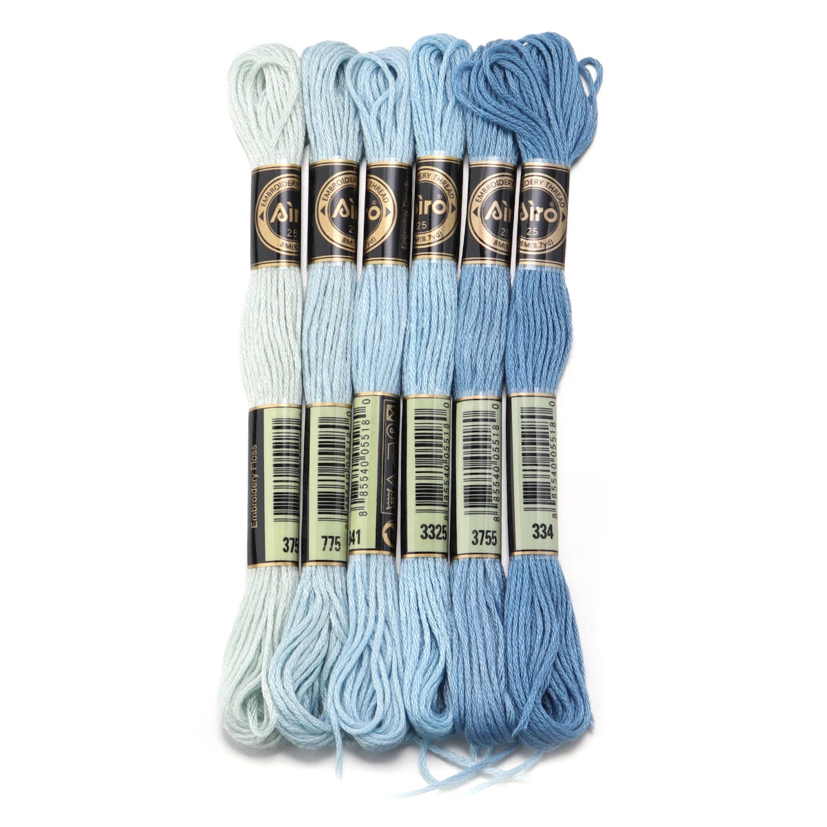 6Pcs/Lot 8m Polyester Cross Stitch Thread Colorful Embroidery Thread String Strap For DIY Sewing Crafts Clothing Accessorie 2030