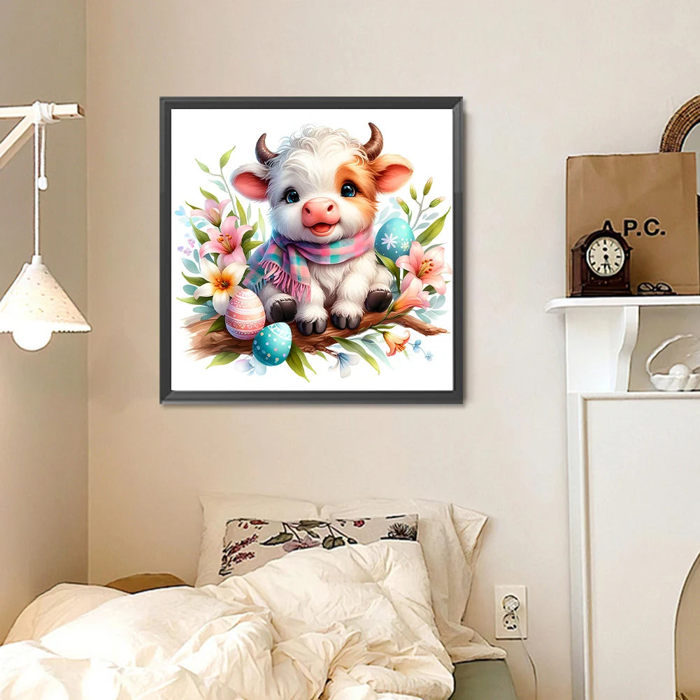 2pcs 5D DIY Full Round Drill Diamond Painting New Creative Easter Decoration Kit Home Decor Art Craft for Bedroom Wall 30x30cm