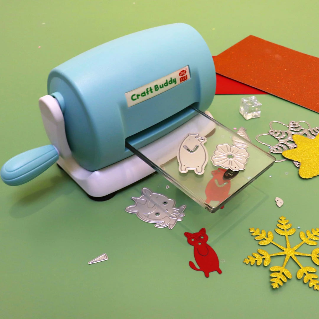 Mini Die Cutting Machine with 2 Cutting Pads for DIY Scrapbooking Paper Card Album Craft Making Embossing Dies Supplies