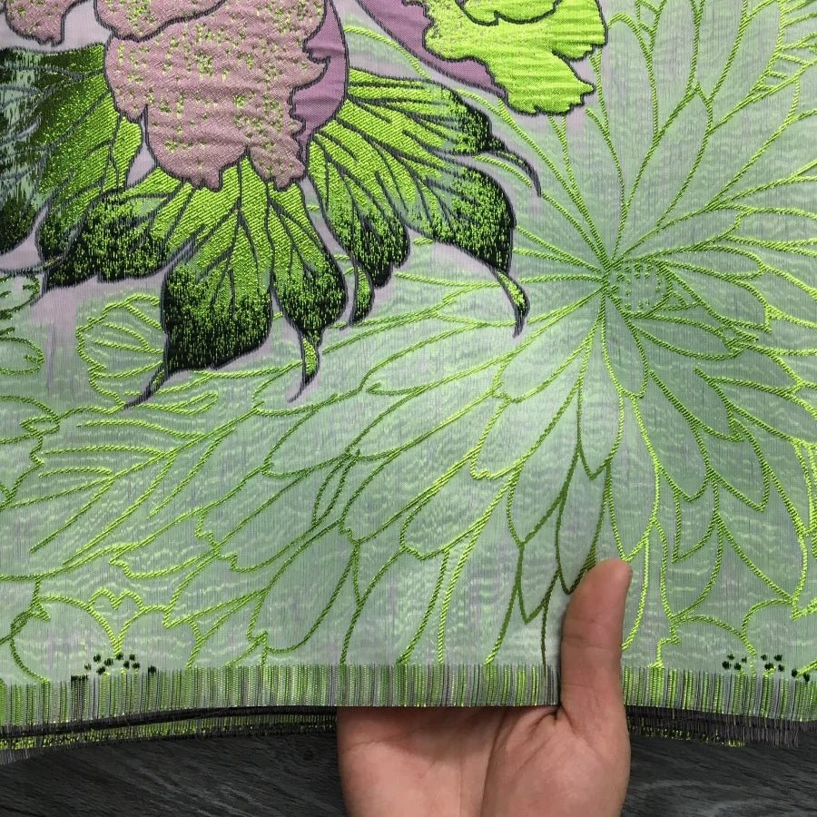 SJD LACE African Brocade Lace Fabrics 2026 High Quality Tulle Damask Nigerian Jacquard French Lace For Sewing Women Dresses 2485