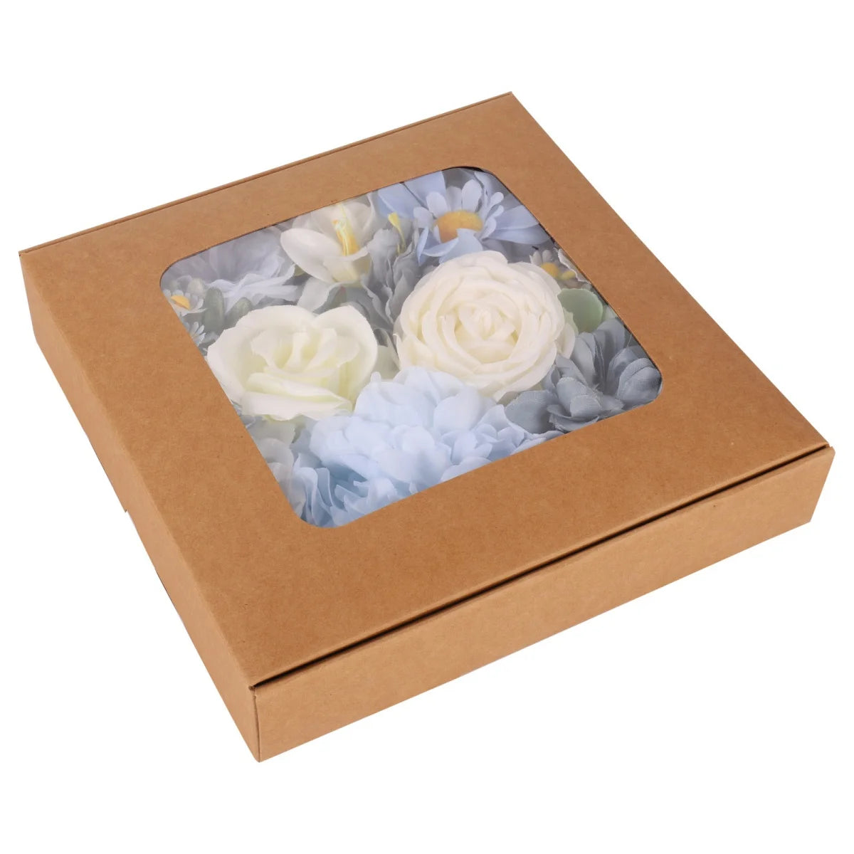 Artificial Flowers Fake Silk White Peonies Used for Home Room Vase Decoration Christmas Wreath Wedding Bouquet Party Accessories