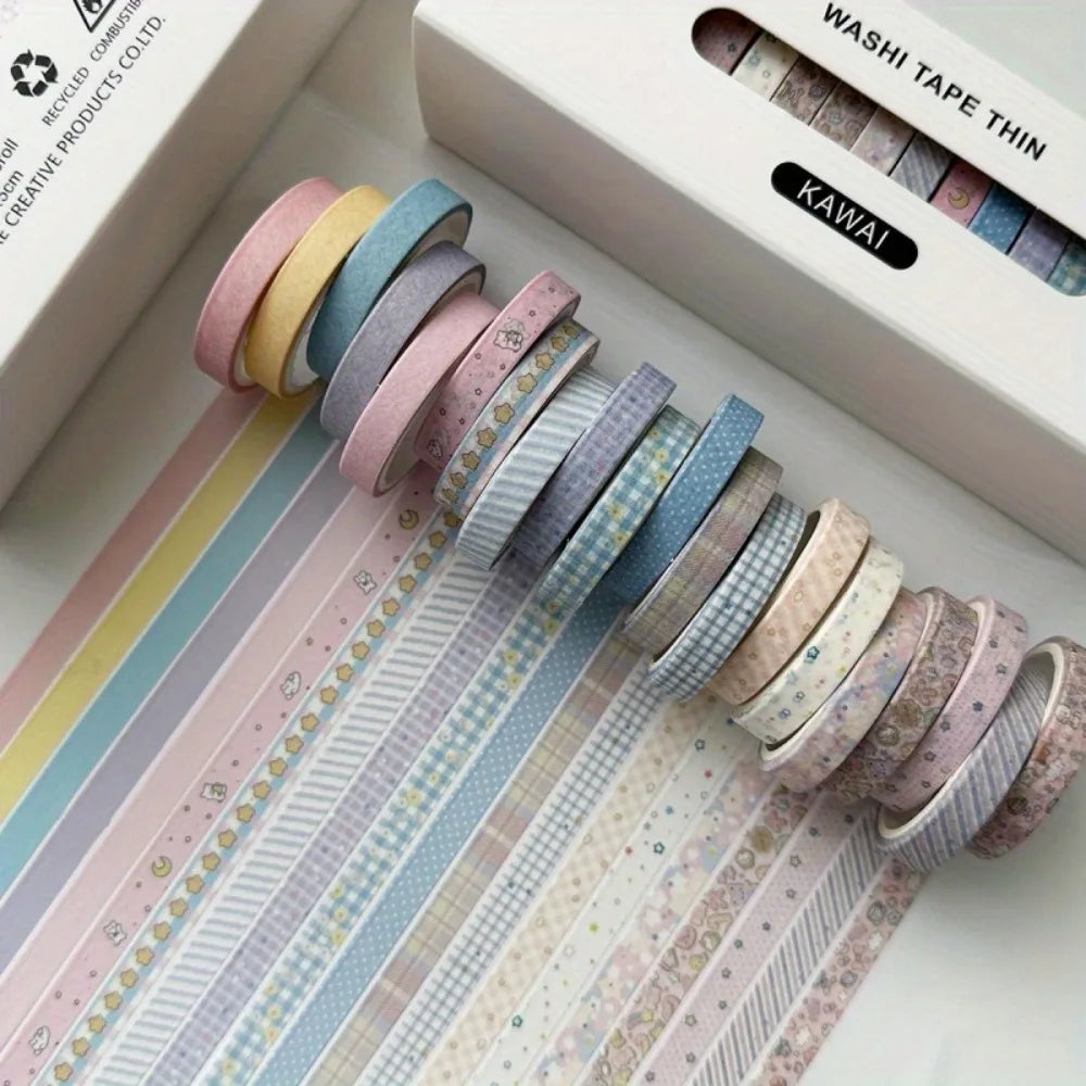 80 Rolls Washi Tape Set, 4 Vintage Styles Paper Tape
