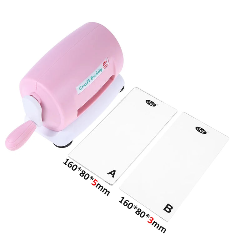 Mini Die Cutting Machine with 2 Cutting Pads for DIY Scrapbooking Paper Card Album Craft Making Embossing Dies Supplies