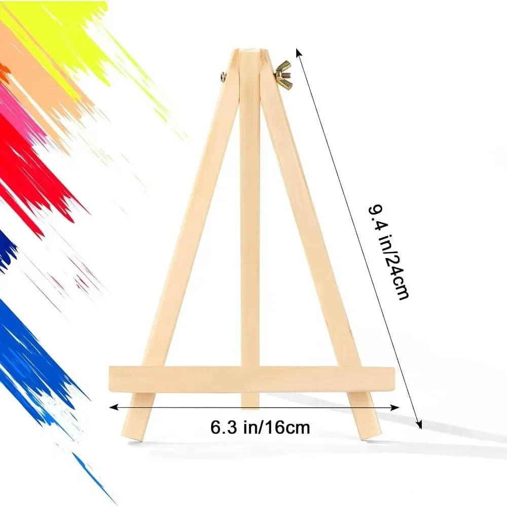 Easels stand for painting canvases, art, and crafts. Tripod, Painting Party Easel, Kids Student Tabletop Easel
