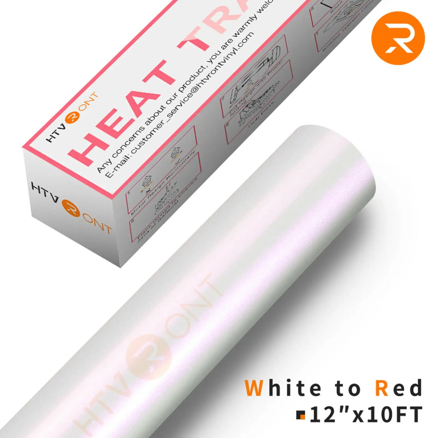 HTVRONT 30x300cm Chameleon Gradient Color Heat Transfer Vinyl Roll Permanent HTV  Vinals  for Cricut T-shirt Printing