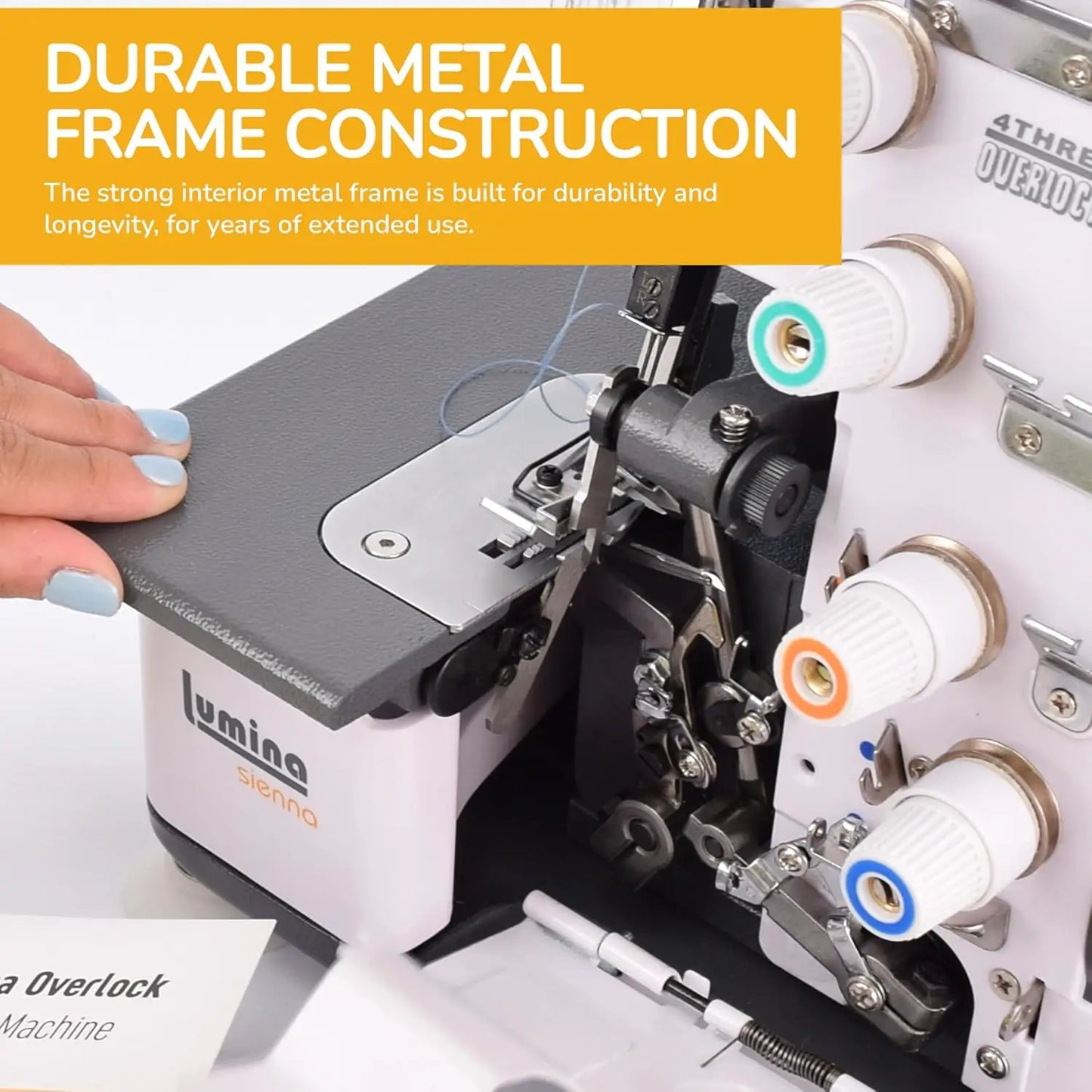 Semi-Industrial Sergers & Overlock Machines with Durable Metal Frame