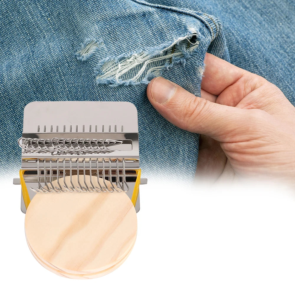 Knitting Tools Knitting Tools For Mending Clothes and Jeans Small Frame Hand Tapestry Wood Loom Weaving Frame Small Loom Darning Machine